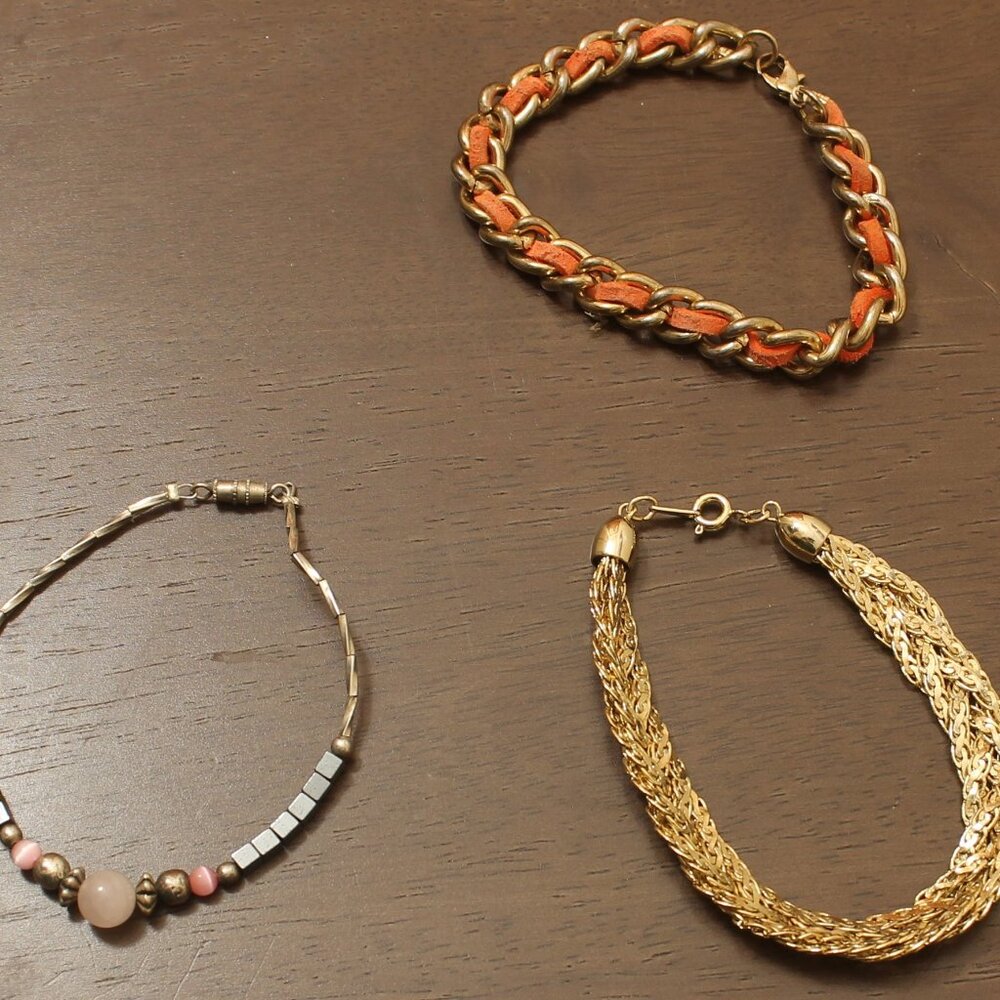 Three Vintage Bracelets Collectable Vintage Lot P3